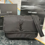 Saint Laurent Niki Messenger In Econyl 757146 Black